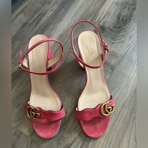 Pink Gucci heels
